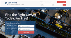 Desktop Screenshot of lawworks.com